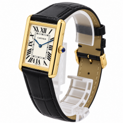 Cartier Tank Solo Large W1018855 18K Yellow Gold Watch